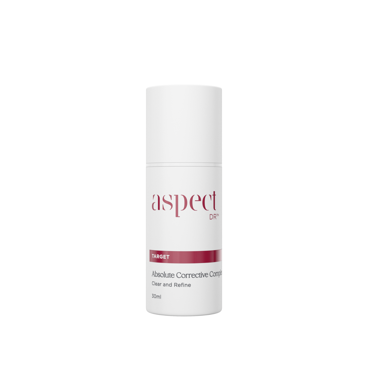 Aspect DR Absolute Corrective Complex 30ml clarifying serum with salicylic acid to minimise pores and balance oil.