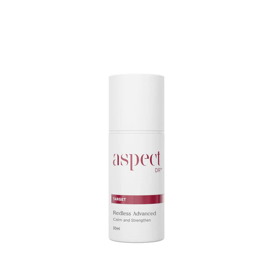 Aspect DR Redless Advanced 30ml multi-purpose facial oil with antioxidant botanicals and essential lipids to calm redness and nourish skin.