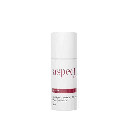 Aspect DR Complete Pigment Plus Radiance Renewal 30ml advanced brightening serum with tranexamic acid, niacinamide and vitamin C to target dark spots and even skin tone.