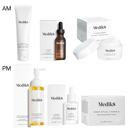 Medik8 Sale. Medik8 Anti Aging Starter Kit. Perfect starting point for anyone starting their Anti Aging journey with Medik8