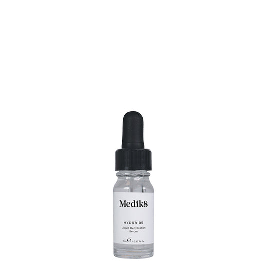 Medik8 Sale. Medik8 Hydr8 B5 is liquid hydration that visibly plumps, softens and hydrates revealing younger looking skin