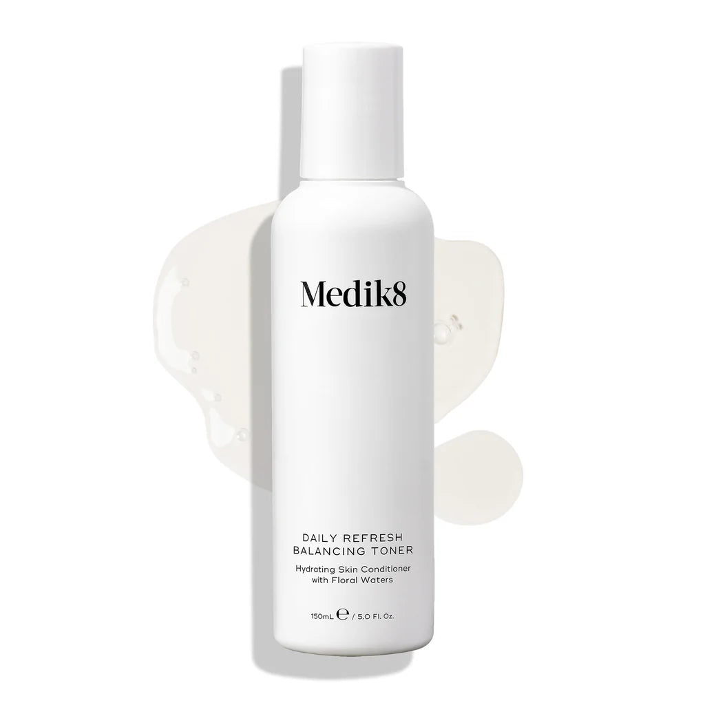 Medik8 Sale. Medik8 Daily Refresh Balancing Toner is suitable for all skin types. Perfect as a second cleanser or toner. Medik8 Daily Refresh Balancing Toner is perfect for teenage skin.