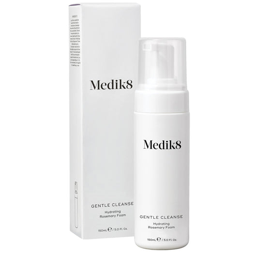 Medik8 Sale. Medik8 Gentle Cleanse is suitable for all skin types, especially ultra sensitive skin. Perfect as a stand alone cleanser or double cleanse. Medik8 Gentle Cleanse can be used in the eye area and has a lovely foam consistency. Perfect for teenage skin.