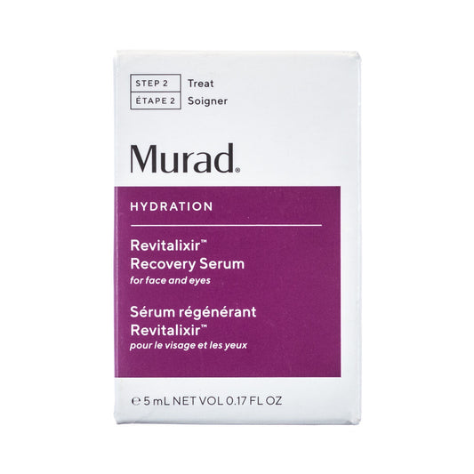 Murad Sale. Murad Revitalixir Recovery Serum is suitable for all skin types. The Murad revitalixir Recovery Serum contains Contains Niacinamide, Hyaluronic Acid, Neuropeptide