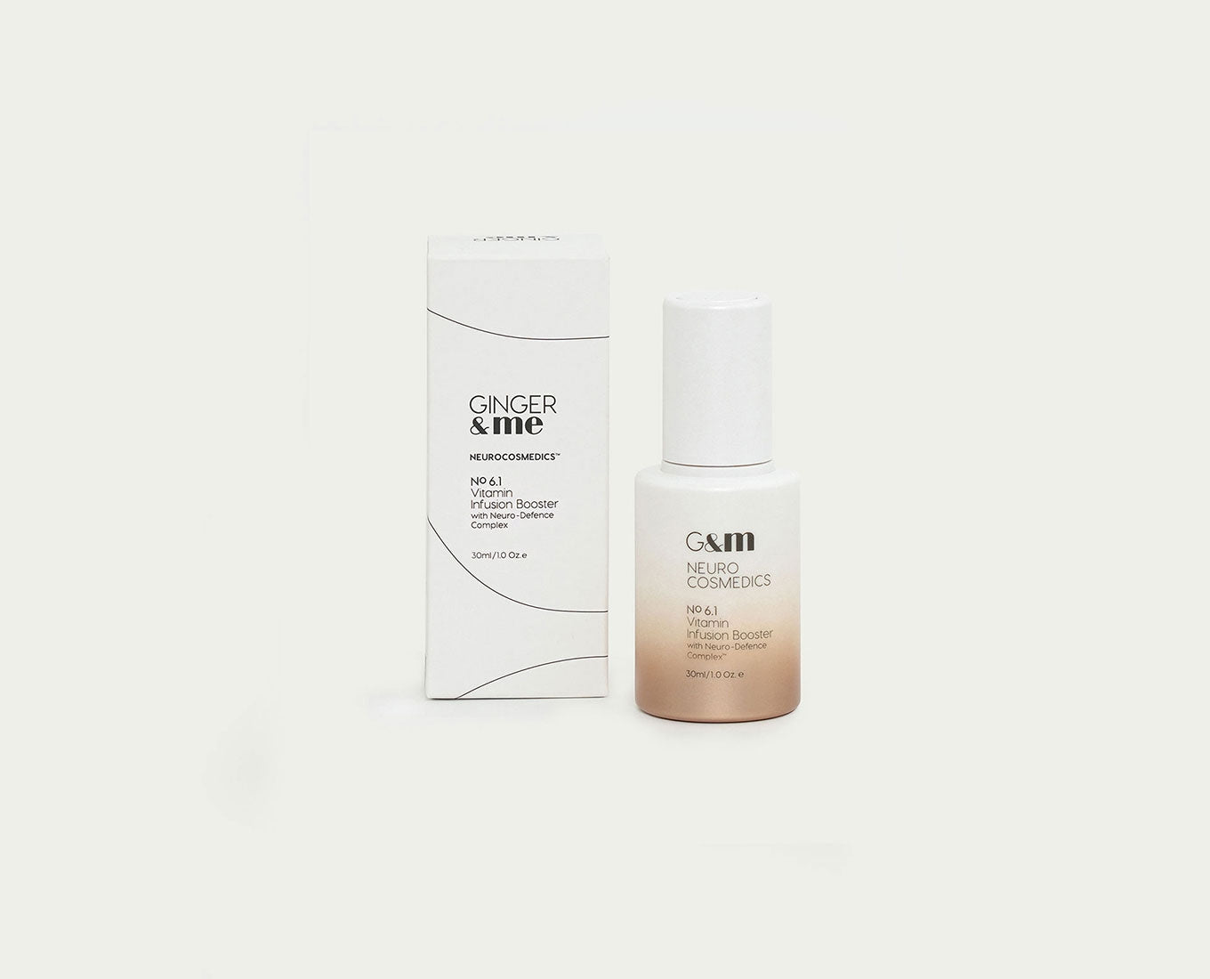 Neurocosmedics Sale. Neurocosmedics Vitamin Infusion Booster is suitable for those seeking anti aging and looking to brighten skin tone and stimulate collagen synthesis. Neurocosmedics Vitamin Infusion Booster contains Vitamin A, C, D & E, Retinol, Salicylic Acid and Chicory Root Extract. Neurocosmedics Vitamin Infusion Booster will brighten your complexion while stimulating collagen and elastin formation