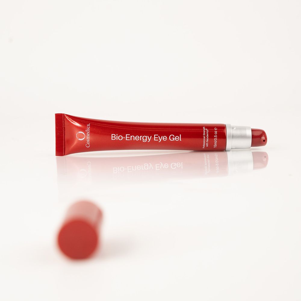 O Cosmedics Sale. O Cosmedics Bio Energy Eye Gel is suitable for most skin types. O Cosmedics Bio Energy Eye Gel contains Amino Acids, Copper Ions, Hyaluronic Acid. O Cosmedics Bio Energy Eye Gel advanced corrective serum acts as a no needles hyaluronic acid skin filler.
