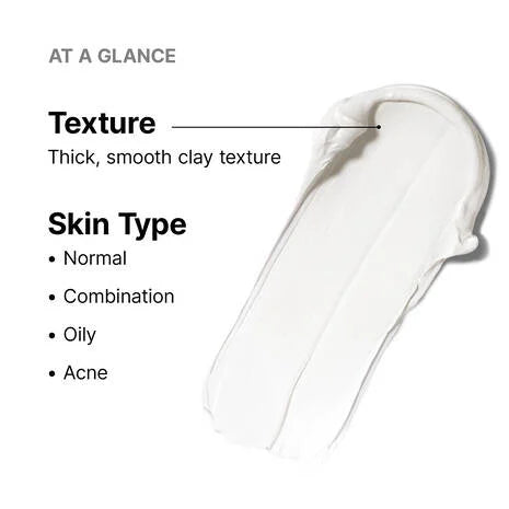 SkinCeuticals Clarifying Clay Mask is a non-drying masque that combines kaolin and bentonite, botanicals and minerals, and a hydroxy acid blend to gently exfoliate dead skin cells. The natural earth clays kaolin and bentonite decongest pores, lift impurities, and help remove excess oils. While aloe and chamomile soothe the skin.