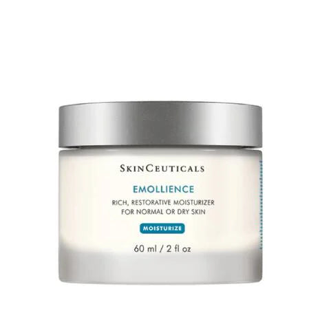 SkinCeuticals Emollience Rich Hydrating Moisturiser combines an exclusive cocktail of algae extracts and plant oils to deliver rich yet lightweight hydrating moisturiser. The elegant, gentle formula has an easy application texture making it an ideal moisturiser for dry skin. Ideal for cold or dry climates, this cream for dry skin assists in rehydrating skin dried out by environmental factors.