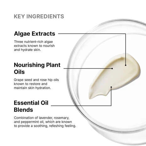 SkinCeuticals Emollience Rich Hydrating Moisturiser combines an exclusive cocktail of algae extracts and plant oils to deliver rich yet lightweight hydrating moisturiser. The elegant, gentle formula has an easy application texture making it an ideal moisturiser for dry skin. Ideal for cold or dry climates, this cream for dry skin assists in rehydrating skin dried out by environmental factors.