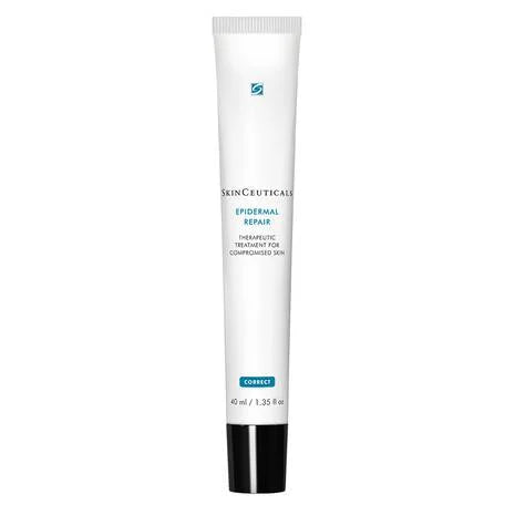 SkinCeuticals Epidermal Repair Soothing Cream is specifically formulated to help support the skin by facilitating its natural moisture barrier function. This gentle skin moisture barrier repair cream is suitable for skin prone to visible redness. Ideal for use after aesthetic dermatological procedures including light to medium chemical peels, laser resurfacing, and IPL.
