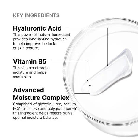 SkinCeuticals Hydrating B5 Hyaluronic Acid Facial Mask contains 1% hyaluronic acid and a rich concentration of vitamin B5 to replenish depleted moisture levels in dehydrated and tired skin.
Vitamin B5 helps moisturise, soothe and stimulate the repair of skin. The full effectiveness of vitamin B5 is achieved when the ingredient penetrates the skin.
SkinCeuticals developed this hyaluronic acid and vitamin B face mask to enable these potent ingredients to infuse deeply into the skin tissue.