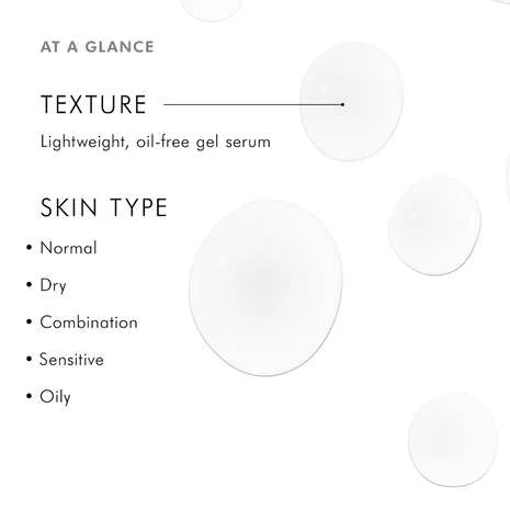 SkinCeuticals Hydrating B5 Serum replenishes the nutrients required for skin to feel smooth and appear younger. An oil-free, hydrating serum that replenishes moisture and restores radiance for a smoother complexion, this revitalising serum also harnesses the power of hyaluronic acid – the body’s natural hydrator – to assist in binding moisture to the skin. This results in a hyaluronic acid serum that, along with vitamin B5, provides powerful antioxidant protection.