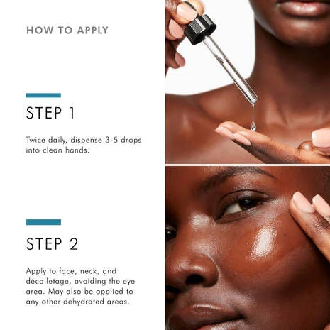 SkinCeuticals Hydrating B5 Serum replenishes the nutrients required for skin to feel smooth and appear younger. An oil-free, hydrating serum that replenishes moisture and restores radiance for a smoother complexion, this revitalising serum also harnesses the power of hyaluronic acid – the body’s natural hydrator – to assist in binding moisture to the skin. This results in a hyaluronic acid serum that, along with vitamin B5, provides powerful antioxidant protection.