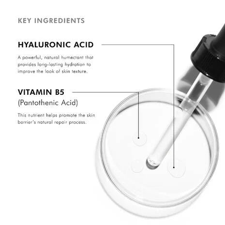 SkinCeuticals Hydrating B5 Serum replenishes the nutrients required for skin to feel smooth and appear younger. An oil-free, hydrating serum that replenishes moisture and restores radiance for a smoother complexion, this revitalising serum also harnesses the power of hyaluronic acid – the body’s natural hydrator – to assist in binding moisture to the skin. This results in a hyaluronic acid serum that, along with vitamin B5, provides powerful antioxidant protection.