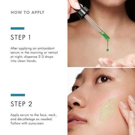 SkinCeuticals Phyto Corrective Gel Serum is a gentle calming serum formulated with hydrating hyaluronic acid and a botanical blend of cucumber, thyme, olive leaf, and other comforting ingredients, making it an ideal hydrating serum for sensitised skin. This soothing serum helps even out skin tone and promote a clear, fresh-looking complexion, without feeling too heavy on the skin.