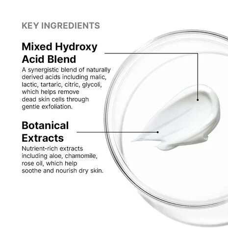 SkinCeuticals Renew Overnight Dry Hydrating Moisturiser is an overnight facial moisturiser specially formulated to work overnight, so make it a part of your night time skin routine.
Ideal for normal skin or dry skin, this night time skin-refining moisturiser contains a fruit acid blend to gently exfoliate skin. Formulated with extracts of aloe, chamomile, evening primrose oil, and comfrey, Renew Overnight Dry helps restore a more radiant complexion and diminish the appearance of fine lines, and wrinkles.