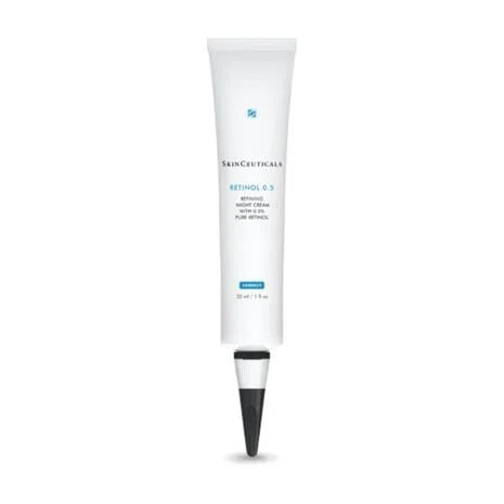 SkinCeuticals Retinol 0.5 Anti-Ageing Night Cream contains 0.5% pure retinol. To ensure the full dosage is slowly and evenly released, the retinol 0.5 formula contains stabilising delivery technology. This retinol night cream can diminish the appearance of fine lines, wrinkles and skin discolouration. The appearance of blemishes can also be reduced.