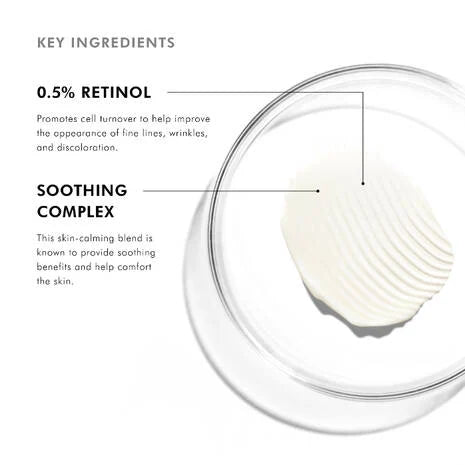 SkinCeuticals Retinol 0.5 Anti-Ageing Night Cream contains 0.5% pure retinol. To ensure the full dosage is slowly and evenly released, the retinol 0.5 formula contains stabilising delivery technology. This retinol night cream can diminish the appearance of fine lines, wrinkles and skin discolouration. The appearance of blemishes can also be reduced.