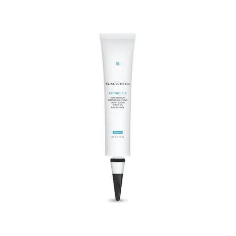 SkinCeuticals Retinol 1.0 Anti-Ageing Night Cream is only intended for those who already have experience with Retinol 0.5. Retinol 1.0 is a very high strength retinol product, and should only be used in the evening. To avoid irritating the skin, use a lipid-rich moisturiser after application of the 1.0 retinol to seal in moisture.