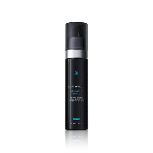 SkinCeuticals Sale. SkinCeuticals Advanced RG-6. SkinCeuticals Advanced RG-6 combines six bioactive ingredients to amplify 6 visible rejuvenation outcomes of skin repair, helping reduce visible redness, discolouration, and fine lines while promoting visible rejuvenation