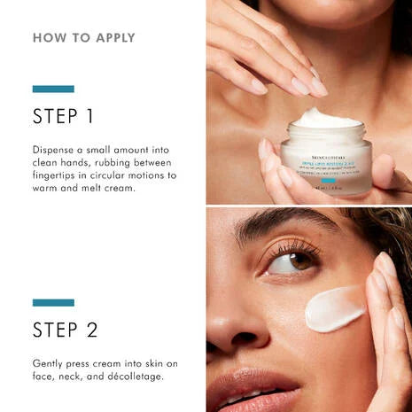 SkinCeuticals Triple Lipid Restore 2:4:2 is an anti-ageing cream for dry skin formulated in an optimised concentration of lipids: 2% pure ceramides, 4% natural cholesterol, and 2% fatty acids.
This unique anti-ageing face cream contains a 2:4:2 cholesterol-dominant ratio to help restore the external moisture barrier of the skin and support natural self-repair, while potently nourishing ageing skin for improvement in visible signs of accelerated ageing.