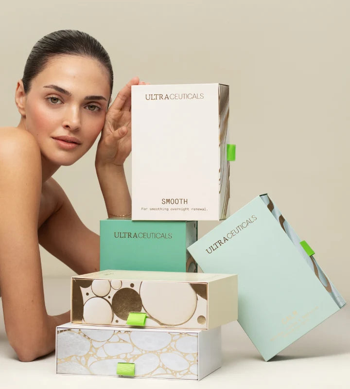 Ultraceuticals Christmas 2026 skincare gift collection featuring Ultraceuticals Calm Holiday Gift Set for sensitive skin alongside targeted brightening, hydrating and anti-ageing skincare.