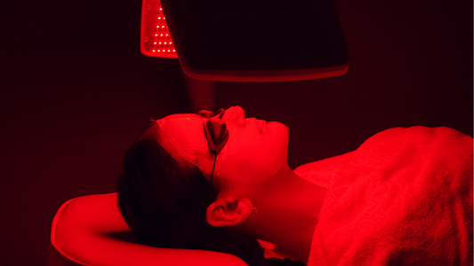 LED Light Therapy treatment at Skin Deep Medispa for acne, redness, inflammation and skin healing.
