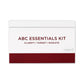 Retail box of Aspect DR ABC Essential Kit in crisp white design, showcasing the full vitamin A/B/C collection.