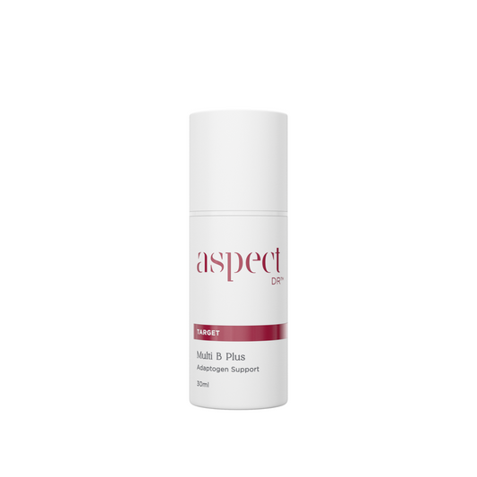 Aspect DR Multi B Plus Adaptogen Support 30ml vitamin B + adaptogen serum for barrier resilience and redness calming.