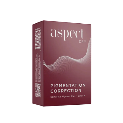 Aspect DR Pigmentation Correction Duo, limited-edition skincare gift set with Tranexamic Acid, Vitamin C and Retinol for dark spots, sun damage and uneven skin tone.