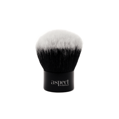 Aspect Minerals Kabuki Brush vegan mineral makeup brush for seamless powder foundation application and a smooth airbrushed finish.