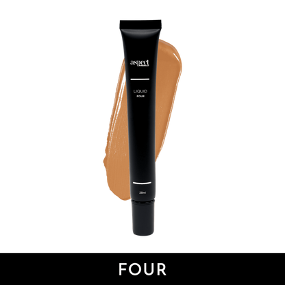 Aspect Minerals Liquid Four Medium Tan Warm lightweight liquid foundation with SPF 15 for buildable coverage, hydration and a naturally radiant finish.