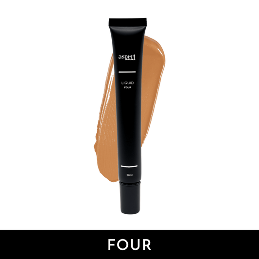 Aspect Minerals Liquid Four Medium Tan Warm lightweight liquid foundation with SPF 15 for buildable coverage, hydration and a naturally radiant finish.