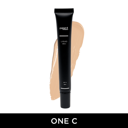 Aspect Minerals Liquid One C Cool liquid mineral foundation with SPF 15 for buildable coverage, hydration and a radiant complexion finish.