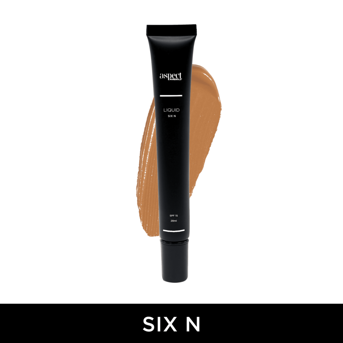 Aspect Minerals Liquid Six N Neutral lightweight liquid foundation with SPF 15 for buildable coverage, hydration and a naturally radiant finish.