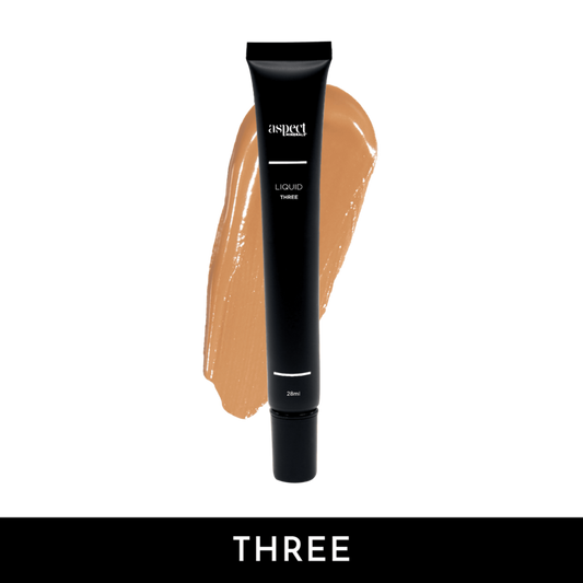 Aspect Minerals Liquid Three Medium Tan Neutral lightweight liquid foundation with SPF 15 for buildable coverage, hydration and a naturally radiant finish.