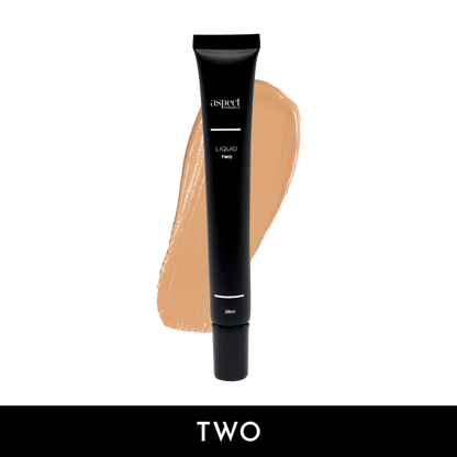 Aspect Minerals Liquid Two Medium Neutral lightweight liquid foundation with SPF 15 for buildable coverage, hydration and a naturally radiant finish.