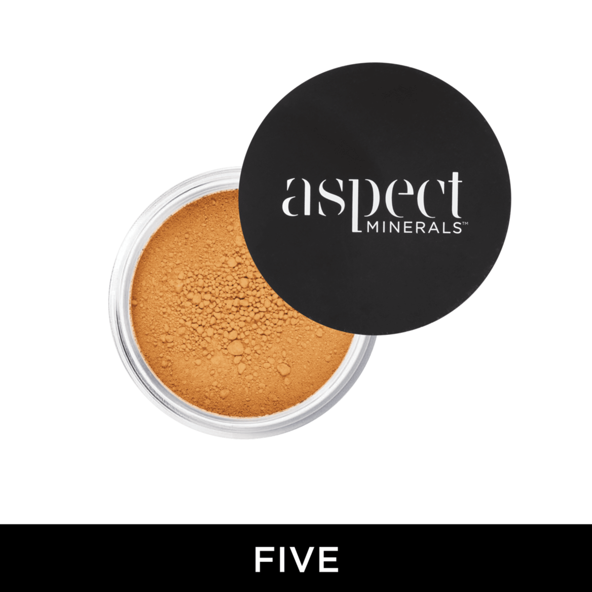 Aspect Minerals Powder Five Tan Warm mineral powder foundation with SPF 25 for buildable coverage, hydration and a radiant satin finish.