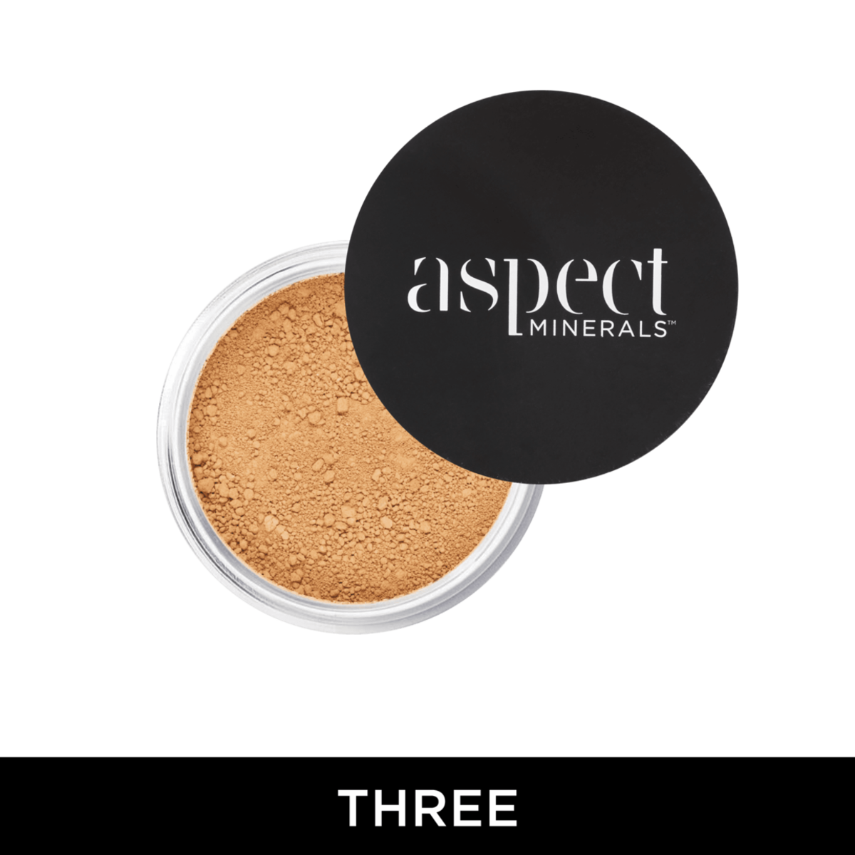 Aspect Minerals Powder Three Medium Neutral mineral powder foundation with SPF 25 for buildable coverage, hydration and a radiant satin finish.