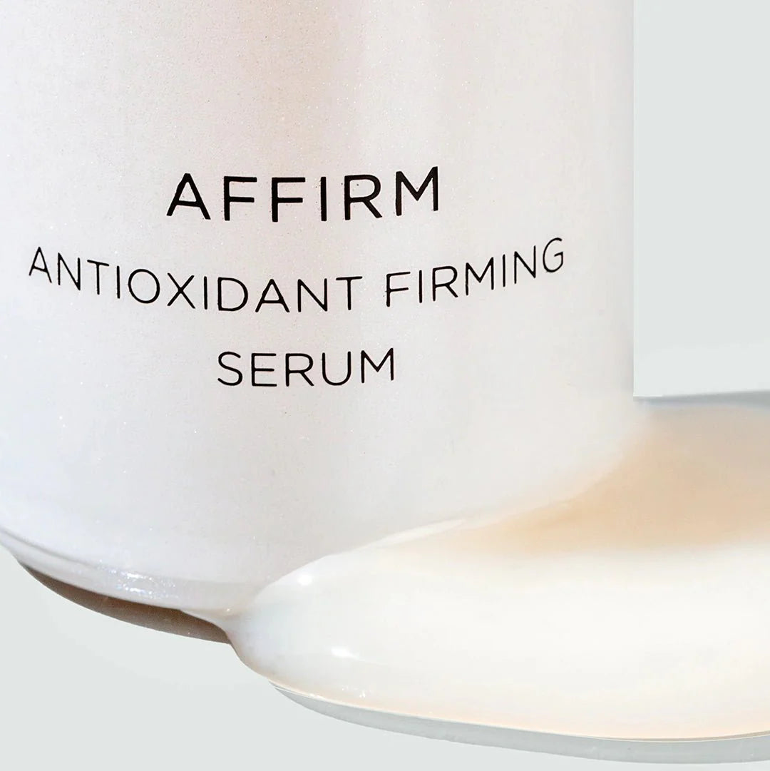 Cosmedix Affirm Antioxidant Firming Serum antioxidant skincare for visibly firmer, brighter skin.