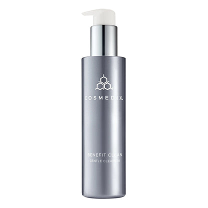 Cosmedix Benefit Clean Gentle Cleanser 150ml, hydrating gel cleanser for dry, sensitive and post-treatment skin.