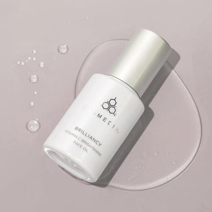 Cosmedix Brilliancy Vitamin C Brightening Face Oil for soft, nourished skin with a lightweight non-greasy finish.
