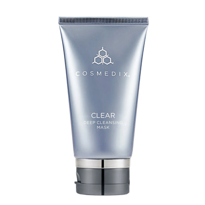 Cosmedix Clear Deep Cleansing Face Mask for congested pores, excess oil and blemish-prone skin.
