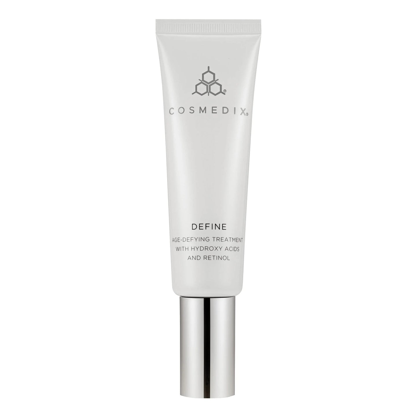 Cosmedix Define Age-Defying Treatment retinol cream for fine lines, wrinkles, uneven skin tone and smoother skin texture.