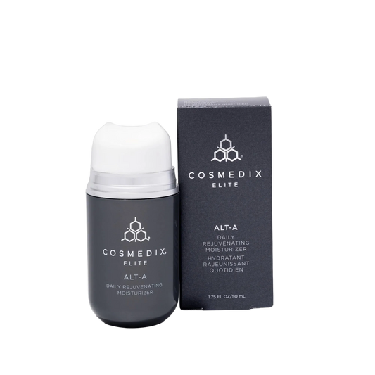 Cosmedix Elite Alt-A Daily Rejuvenating Moisturiser for sensitive skin hydration and retinol-alternative age support.