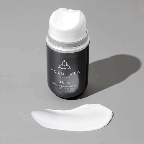 Cosmedix Elite Alt-A Daily Rejuvenating Moisturiser, bakuchiol moisturiser with nourishing cream texture for dry, dull and sensitive skin.