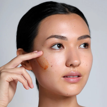 Cosmedix Elite Pepoxide Antioxidant Peptide Concentrate applied to support brighter, firmer and more even-looking skin.