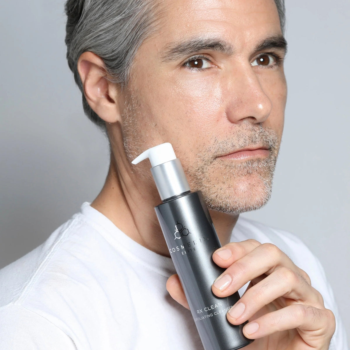 Cosmedix Elite RX Clean Exfoliating Cleanser for oily skin, rough texture and clearer-looking pores.
