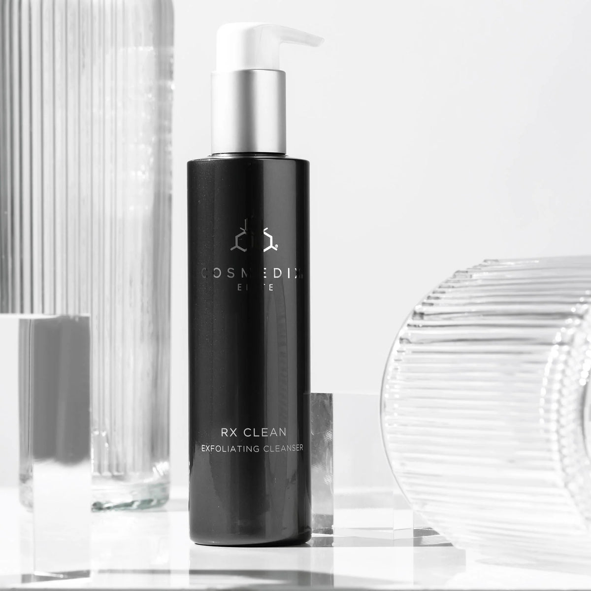 Cosmedix Elite RX Clean Exfoliating Cleanser for congested skin, uneven tone and smoother skin texture.