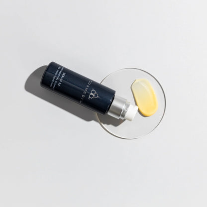 Cosmedix Elite Serum 24 Rapid Renewal Complex featuring microencapsulated retinol and retinal for advanced skin renewal.